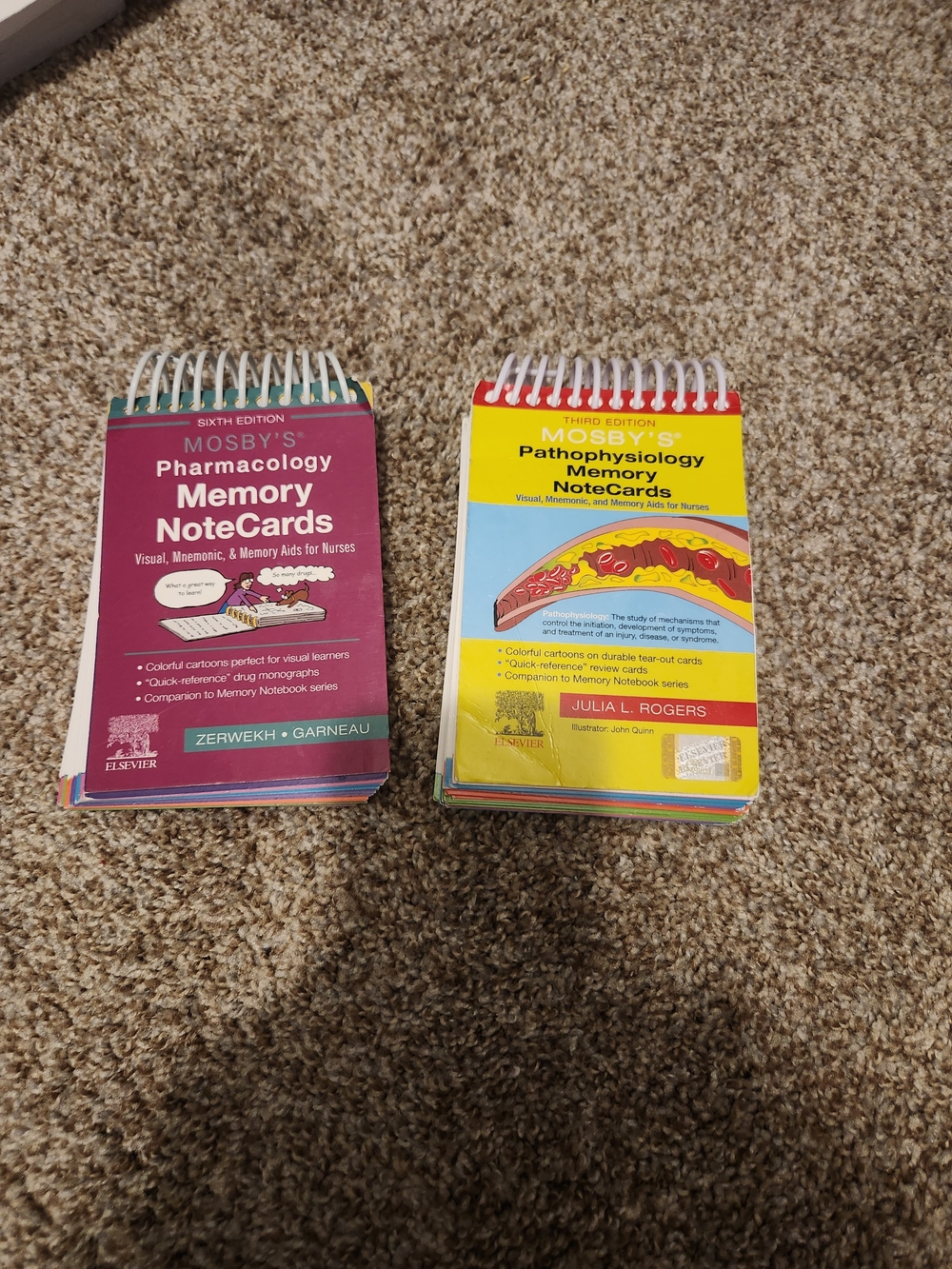 Memory NoteCards Pharmacology & Pathophysiology Set - Mosby's